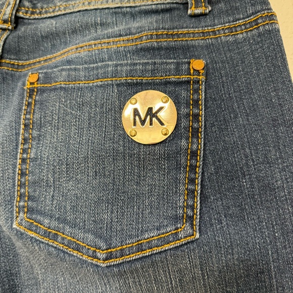 Michael Kors Low Rise Skinny Dark Wash Denim Women’s Blue Jeans, Size 4P - Picture 7 of 8